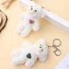 Pair of Bear Plush Fluffy Bear Christmas Birthday Gifts [CALLARON] Keychains, 2-Piece Set, Keyrings, Toys, Kids, Gifts,