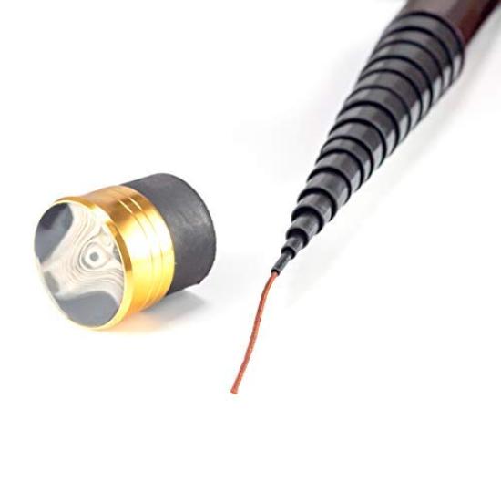 Orrudo Fishing Gear Noveldo Super Long mit Aufbewahrungstasche, insgesamt 12 m, 92 cm lange verlängerte Angelrute, Bergbachangeln, kabellose Antenne, Teleskopstange