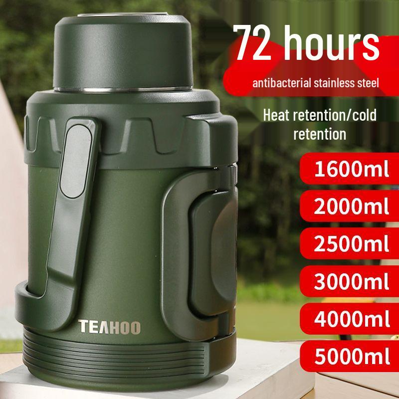 316 Stainless Steel Insulated Thermos Flask - Portable Travel Water Bottle for Students and Household Use