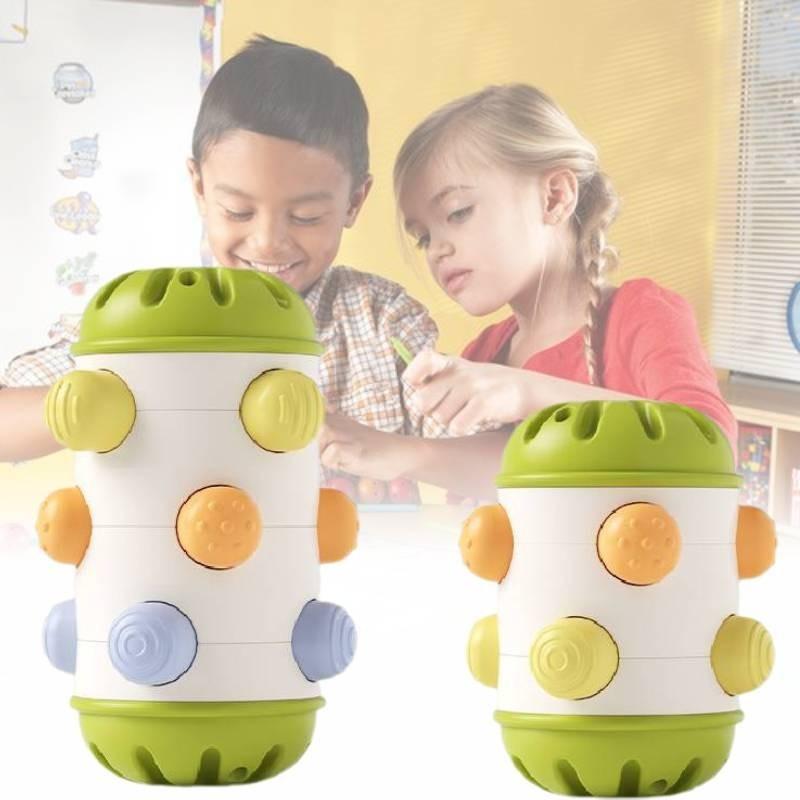 Engaging Early Development Baby Toy Fun Push Rolling Drum Educational Rattle