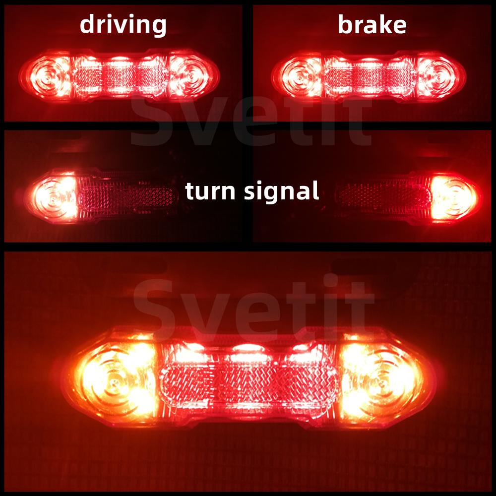 1 Stück 12V LED Bremslicht Für Motorrad Rücklicht Blinker Elektrisches Motorrad Hinten
