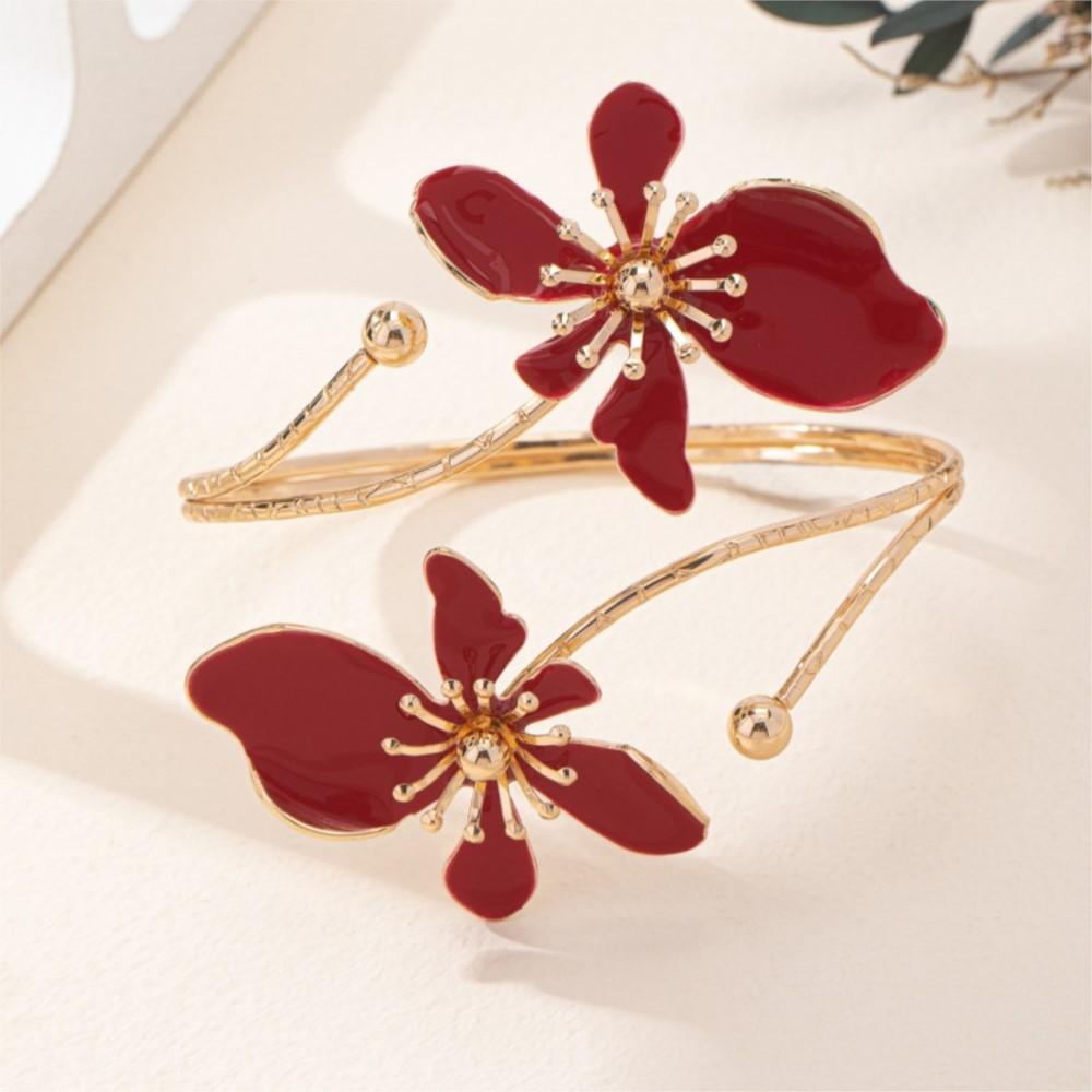 Elegant Temperament Adjustable Floral Anklet for Women Fashion Summer Vocation Pattern Foot Chain  Parties