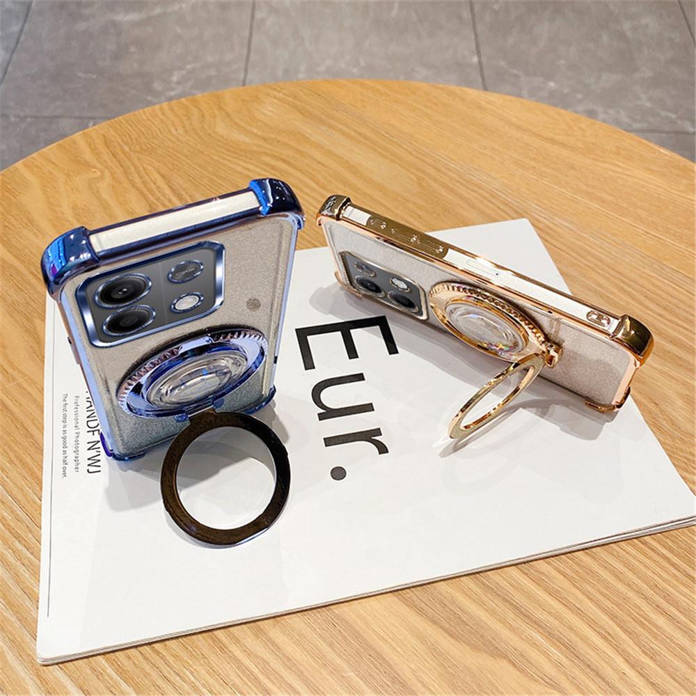 Coque de luxe à paillettes de sable mouvant avec support magnétique pour Xiaomi Redmi Note 13 Pro 4G 5G 13Pro 12Pro 11S 10S 9S 9 Pro 13C 12C 10C