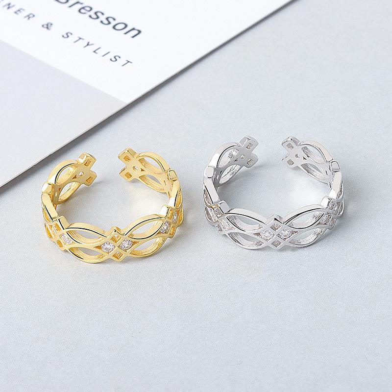 Tancise Classic 925 Sterling Silver Zircon Ring Ladies Jewelry Promesse de mariage Cadeau de fête