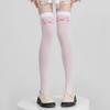 Cat Ear Kawaii Stockings Printed Design Women Long Socks Sweet Knee High Socks  Daily