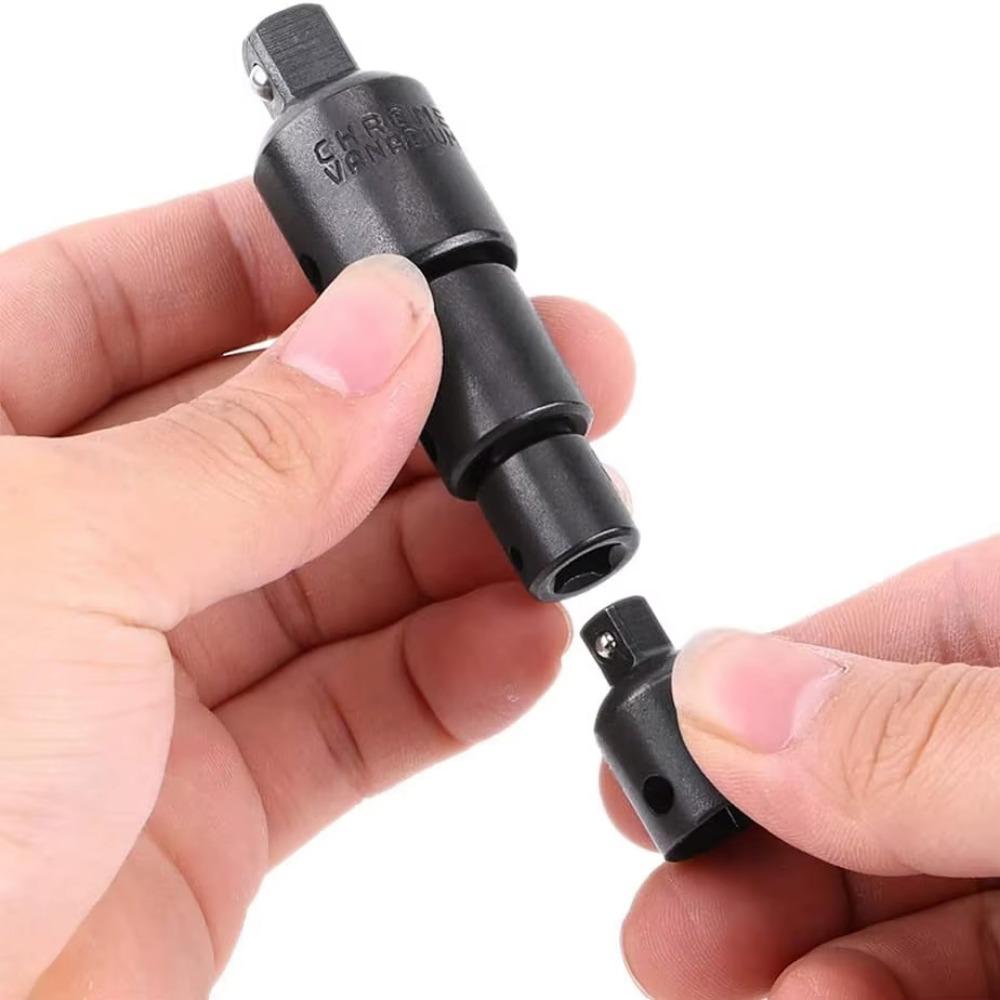 Zestaw 4 szt. adapterów redukcyjnych do nasadek udarowych 1/2 3/8 1/4 cala do stosowania w wiertarkach samochodowych i w pracach budowlanych