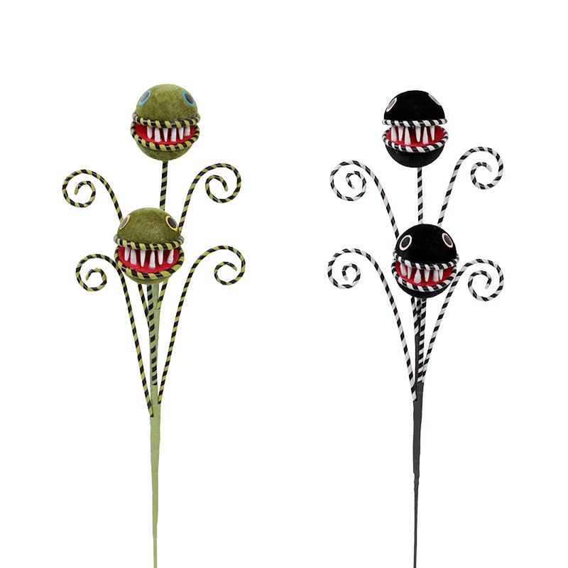 Halloween Decorations, DIY, Creative Horror Decorations, Man Eating Flower Cuttings and Bouquets, Home Party Decorations, Home Ornaments