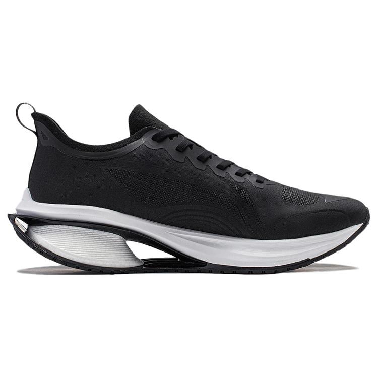 New LiNing WuShi 5S 3.0 Cushioning Low Top Long Distance Running Shoes Men's Black ARST049-2