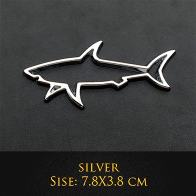 

1 шт., автомобильная наклейка, полая рыбья акула, эмблема, значок, наклейки