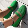 2023 Autumn Women's Plus Size Round Toe Flat Loafers Casual Moccasins