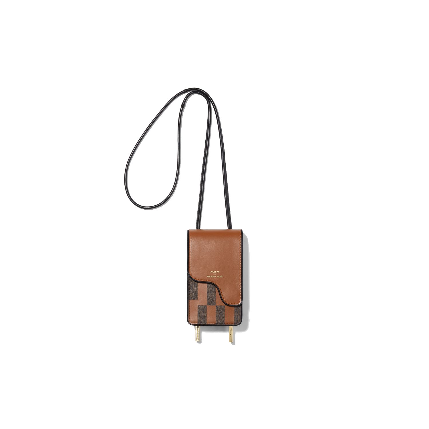 

Michael Kors X Ashya Limited Edition Monogram Bolo Bag Unisex Crossbody Bag Brown 32H1G9AC0B-212 Basic Set (Bag+Dust Bag)