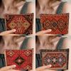 Necessaire Geométrico Vermelho Boêmio com Design Persa