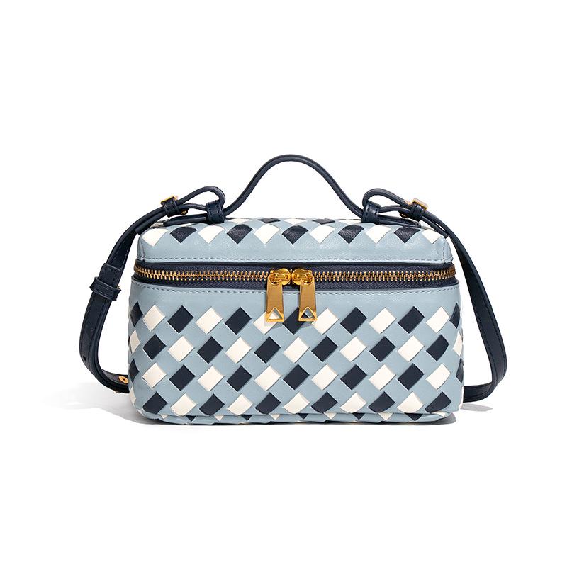 Noua Geantă Crossbody Pătrată Tofu Clasică Tricotată Manual