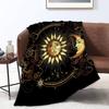 Dream Sun Moon Blanket Bohemian Home Bedroom Decor Blanket Flannel Blanket