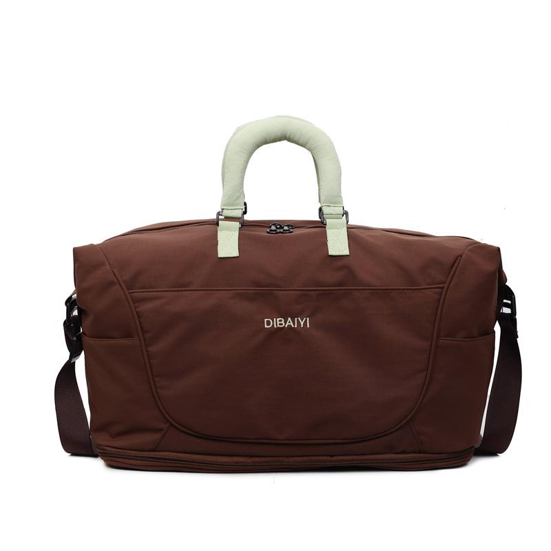 Large-capacity short-distance travel, business travel, luggage, accommodation, overnight delivery, clothing storage bag, textured commuter handbag