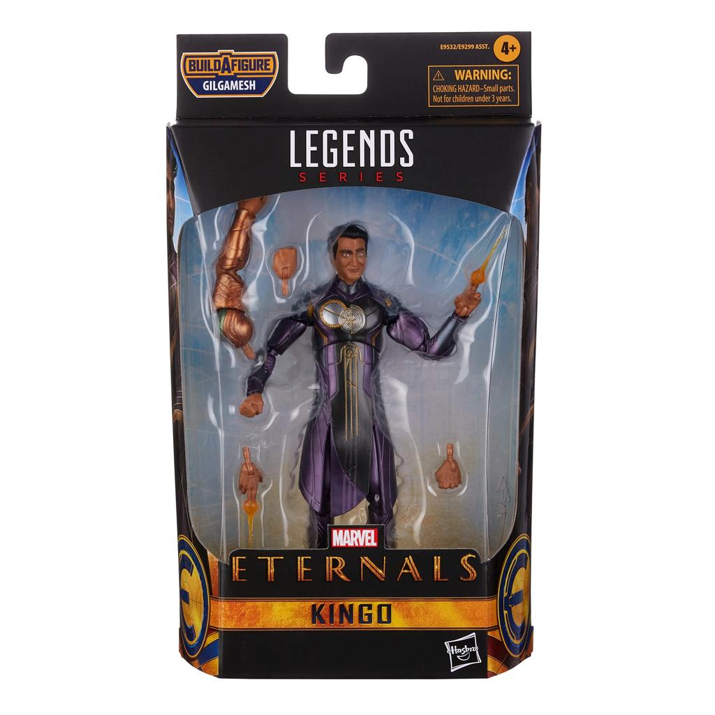 MARVEL Marvel Legends Series EternalsKingo 6-inch Action Figure E9532 Authentic Build-A-Figure Parts Included
