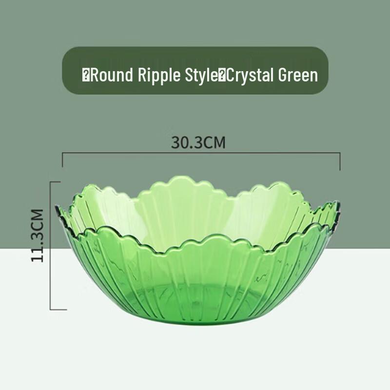 Chahua 3-Piece Plastic Snack & Fruit Serving Set