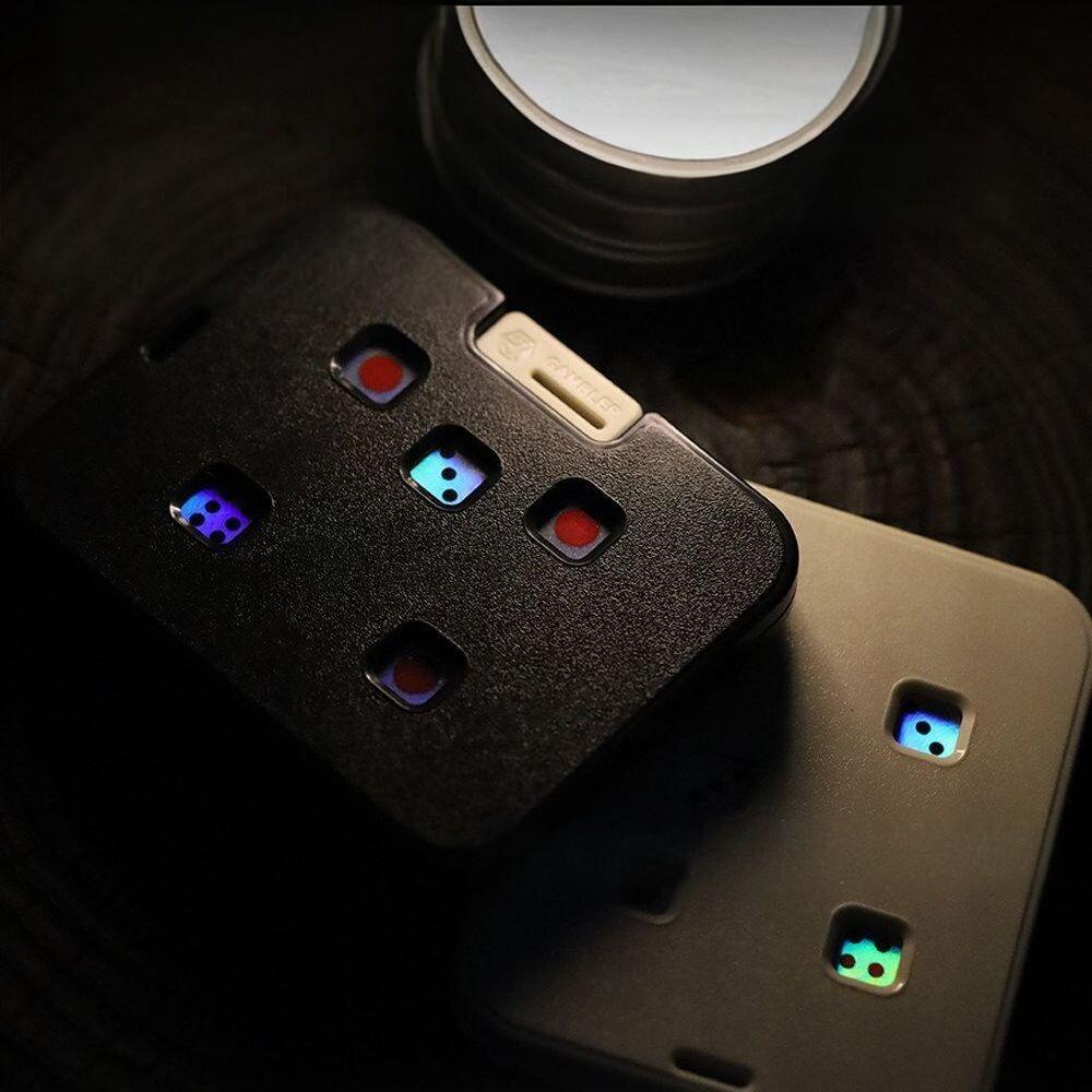 5-Hole Dice Card Fidget Toy Edc Slider Single-Side Press Plastic Anti-Stress Toy Adhd Focus Toy Unique Adult Gift