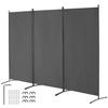 VEVOR Room Divider, 3 Panels Room Divider, Folding Privacy Screen and Portable Partition Divider for Room Separation