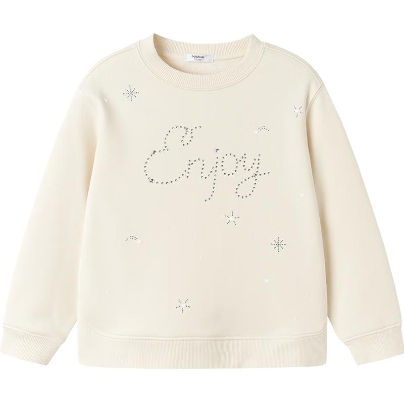 Balabala Girls Fleece-Lined Winter Sweatshirt 165