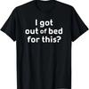 Ich bin dafür aufgestanden, Lustig, Witz, Sarkastisch, Familien-T-Shirt