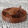 Highland Cow Resin Jewelry Dish - Decorative Key Holder & Home Ornament