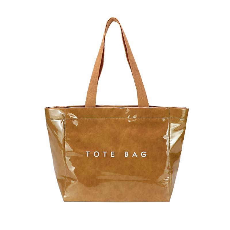 2025 Spring Jelly Bag Women's Tote Bag Large Capacity PVC Tote Bag Commuter Versatile Mommy Shoulder Bag