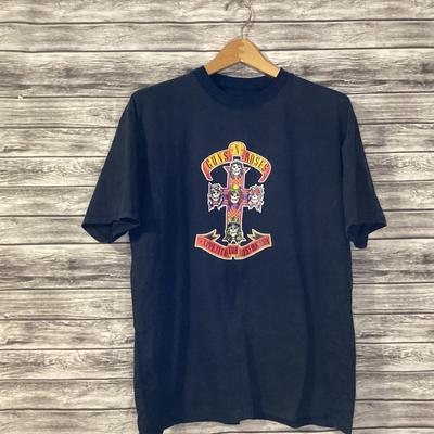 Vintage Guns N' Roses Shirt Herren L Band T-Shirt Appetite for Destruction Tour Unisex T-Shirt