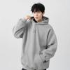 Printed Hooded Sweatshirt for Men and Women New Winter Velvet Thickened Loose Pullover Hoodie