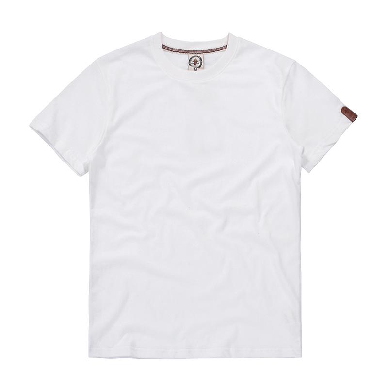 

Men s Trendy Round Neck Cotton T-Shirt - Short-Sleeve, Casual Fit, Solid Color, Stylish Print, Independent Design XXXL (180-200 cm)