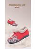 Warm Ethnic Style Embroidered Cotton Shoes – Soft-Soled Fur-Lined Comfort for Middle-Aged & Elderly