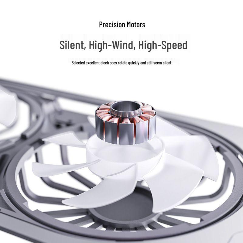 Aluminum Gaming Laptop Cooling Stand with Fan