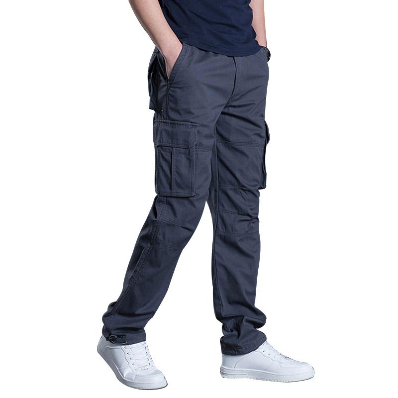 Pánské vícekapsové Cargo Harem Kalhoty Běžné Track Kalhoty Joggers Kalhoty