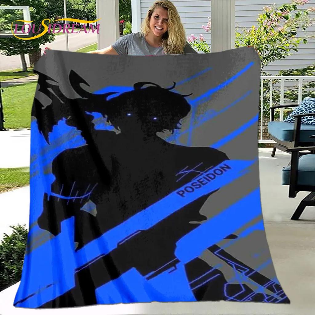 Záznam Ragnarok anime kreslená měkká plyšová přikrývka, flanelová přikrývka přikrývka do obývacího pokoje Ložnice Pohovka Pohovka Piknikový kryt