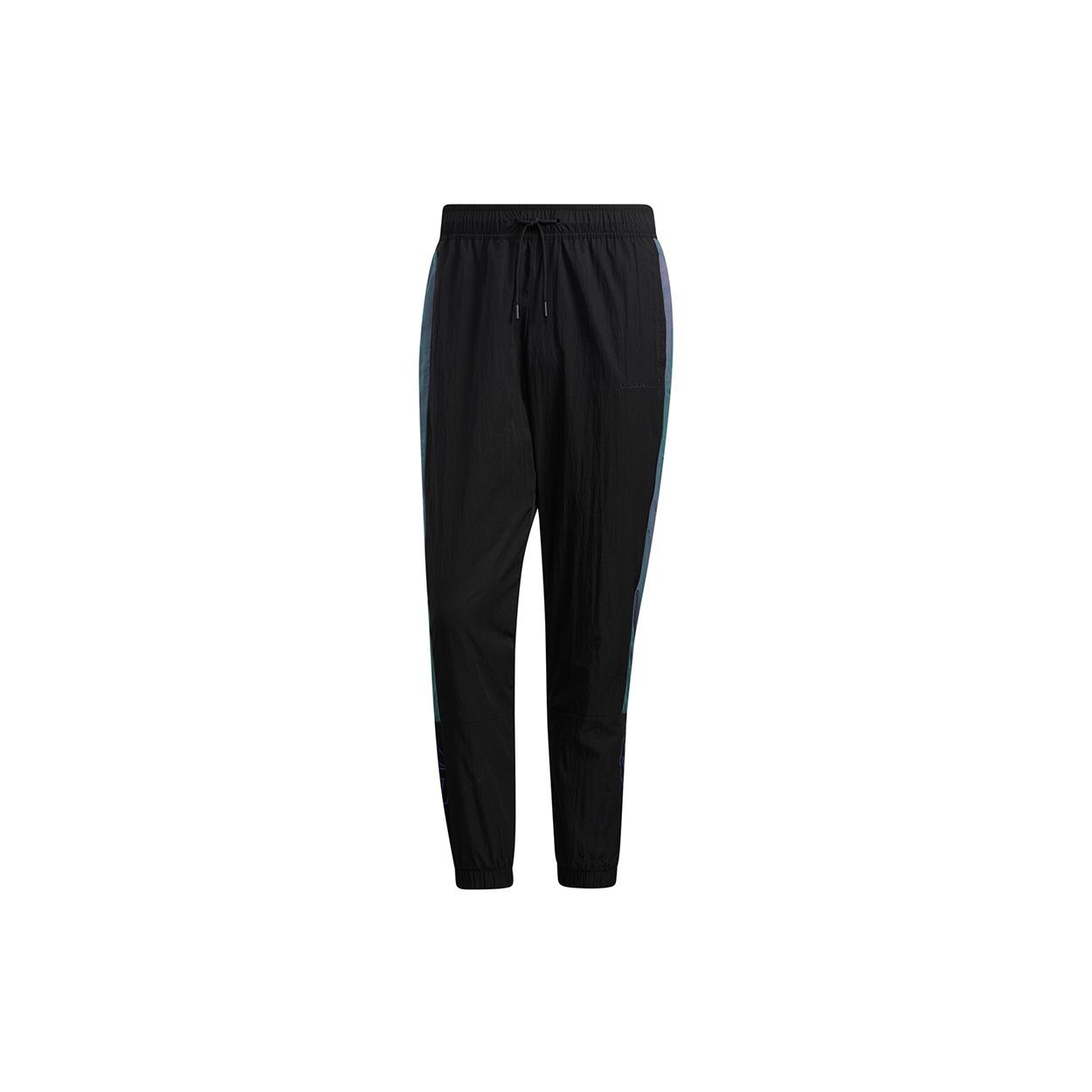 Men s adidas neo Sw Wvn Tp Contrasting Colors Bundle Feet Sports Pants/Trousers/Joggers Black H45186 L