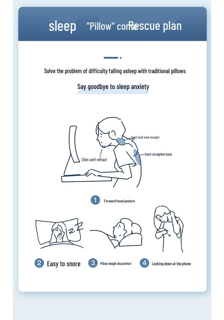 Cross-Border Zero Pressure Slow Rebound Memory Pillow