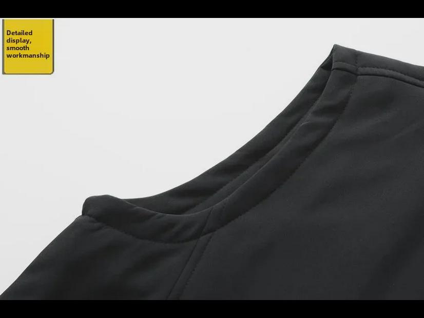 Men's Trendy Slim Hooded Vest: Outdoor Autumn/Winter Plus Velvet Thickened Waistcoat for Warmth