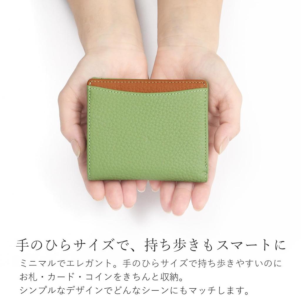 Blanc Pomme Women's Genuine Leather Bi-fold Mini Wallet, Stylish, Bp-1084, DBlue