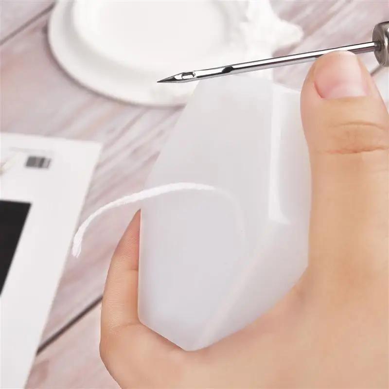 Kužel s kulatým otvorem pro kutily Výroba silikonových forem Děrovací nástroj Ruční vrtačka Vybavení Praktická pomůcka Děrovací Jehla Svíčka Knot Nástroje