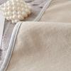 Winter New Rabbit Plush Sofa Cushion Warm Leaf Sofa Cover Non-slip Armrest Cover Towel Backrest Thickened Cushion