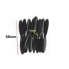 4 Or 20Pcs 55Mm Long Propeller For Hubsan X4 H107 H107C H107D Quadcopter (2/10Pair)