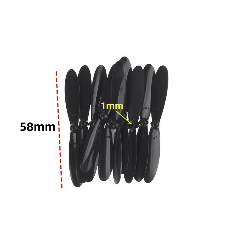 4 Or 20Pcs 55Mm Long Propeller For Hubsan X4 H107 H107C H107D Quadcopter (2/10Pair)