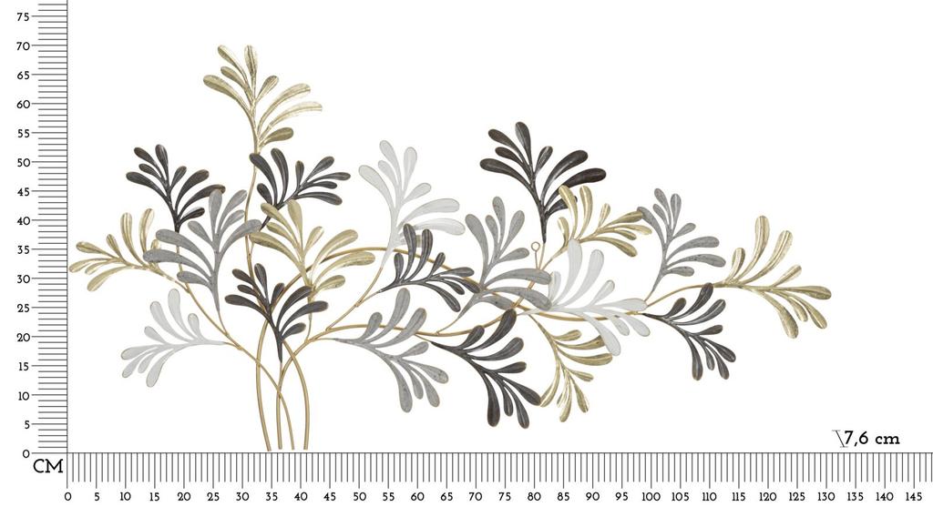 Iron Wall Panel Lixy Cm 130,8X7,6X70,5