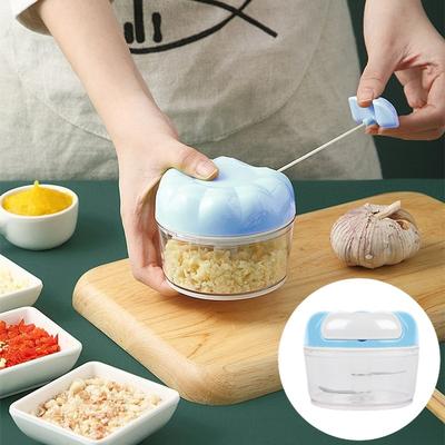 Mini Food Garlic Vegetable Grinder Portable Multifunctional Onion Vegetable Machine Easy Garlic Masher Kitchen Artifact