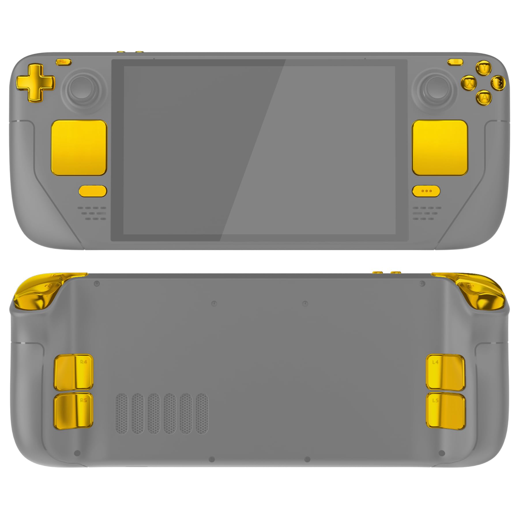 

eXtremeRate Replacement Full Button Set for Steam Deck OLED Handheld Console Steam Deck OLED Console Compatible Custom DIY ABXY Trackpad Bumper