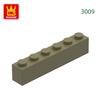 Non-Toxic 42 Pcs/Lot 3009 1X6 Dots High Basic Building Blocks Accessories Compatible With Bricks Diy Children Toys Assembly Gift Box