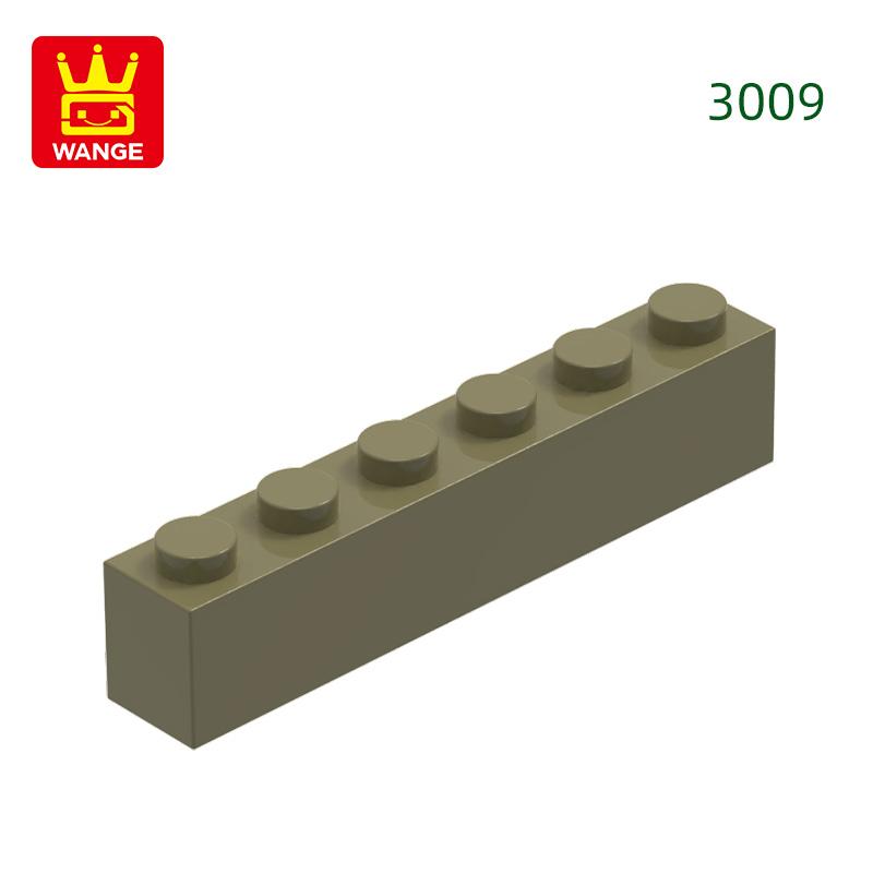 Non-Toxic 42 Pcs/Lot 3009 1X6 Dots High Basic Building Blocks Accessories Compatible With Bricks Diy Children Toys Assembly Gift Box