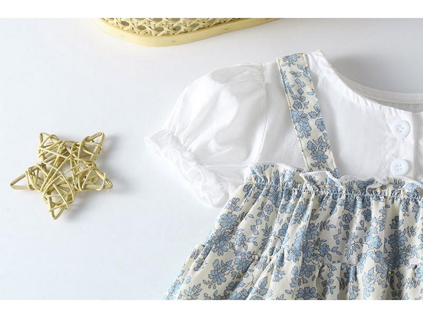 Letní Korejský Princeznovský Dětský Obleček 2025 - Šatičky na Ramínka & Overálek pro Kojence