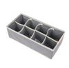 Foldable Underwear Storage Box with Multi-Size Drawer Partitions for Organized Wardrobes