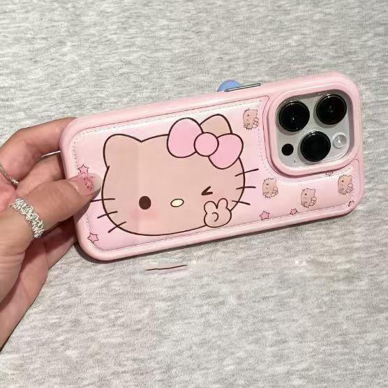 

Мягкий чехол My Melody с бантиком для Apple Pro Max (Белый розовый) - Совместим с iPhone 14, 15, 16, 17 Ударопрочный iPhone 13